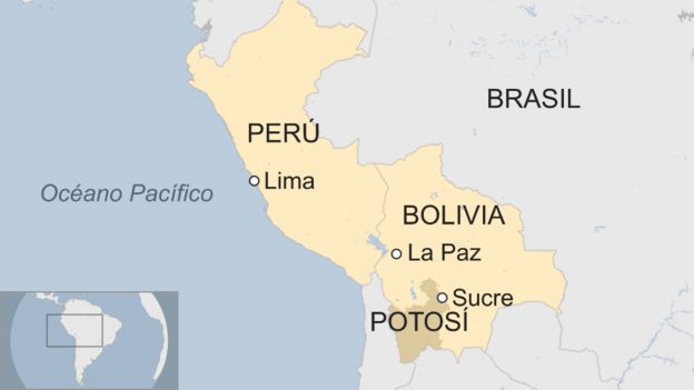 Mapa Perú, Potosí