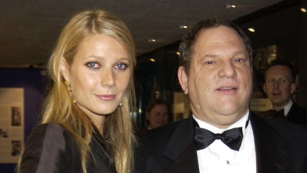 Gwyneth Paltrow y Harvey Weinstein
