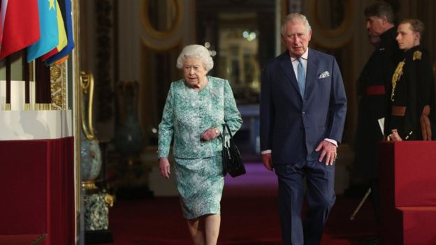 The Queen and Prince Charles