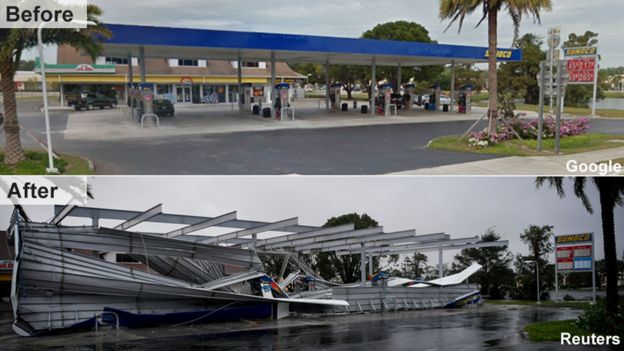 Before and after in Bonita Springs, Florida