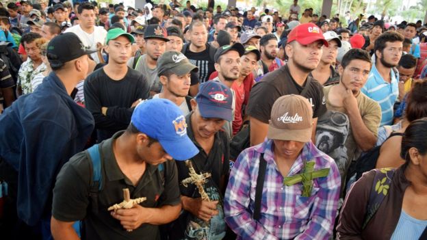 Migrantes da América Central Tapachula