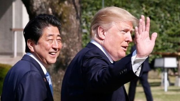 Трамп считает премьер-министра Японии одним из своих ближайших союзников