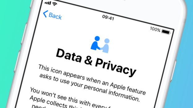 Data and privacy screen