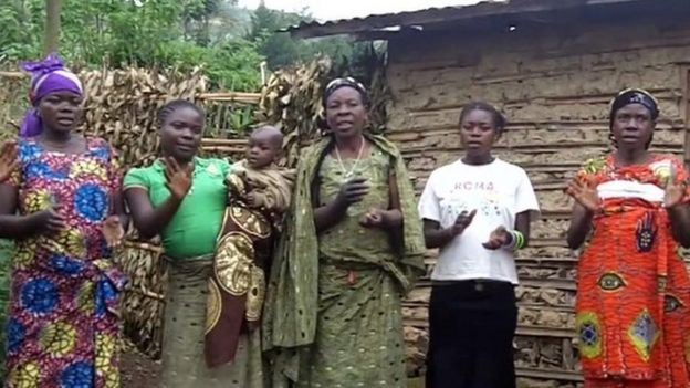 Women villagers in South Kivu, DRC