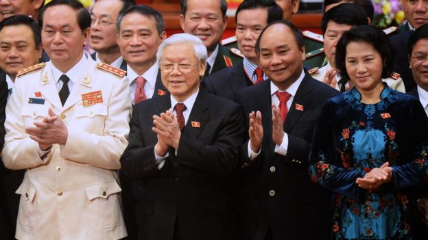 Bốn lãnh đạo cao nhất trong Đảng Cộng sản Việt Nam hiện nay