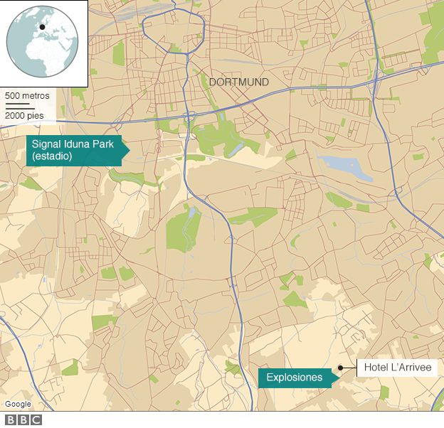 Mapa de Dortmund