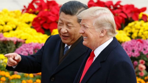 Donald Trump e Xi Jinping.