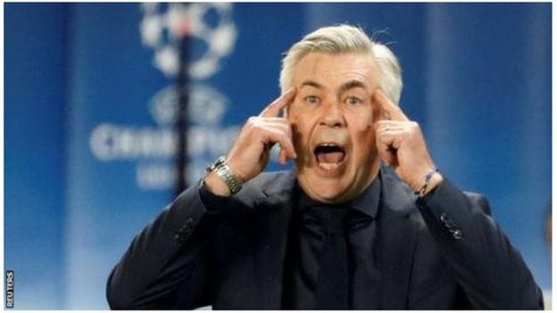 Carlo Ancelotti ndiye kocha anayepigiwa upato kumrithi mkufunzi wa Arsenal Arsene Wenger mwishoni mwa msimu huu .