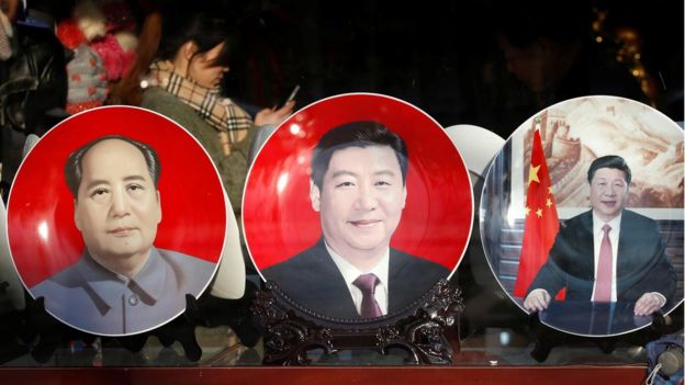 Xi Jinping fue elevado al nivel de Mao Zedong durante el más reciente congreso del Partido Comunista de China.