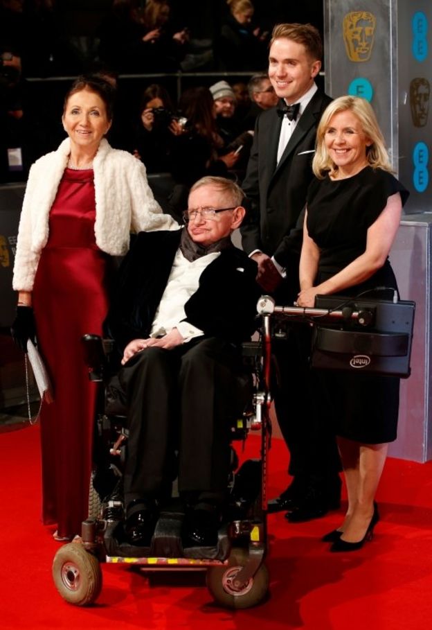 Stephen Hawking and family