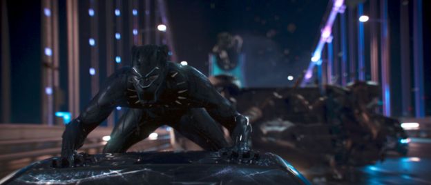 A scene from Black Panther