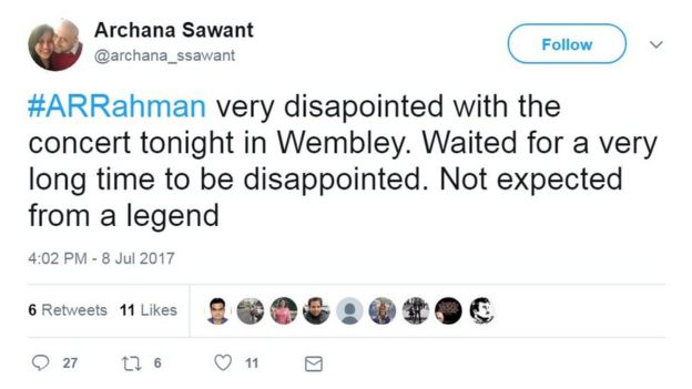 ஏ.ஆர் ரஹ்மானின் இசை கச்சேரியால் சர்ச்சை; ட்விட்டரில் மோதி கொள்ளும் தமிழ், இந்தி பயன்பாட்டாளர்கள்