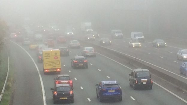 M60 in fog