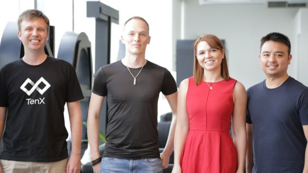 Mike Ferrer and his colleagues at TenX