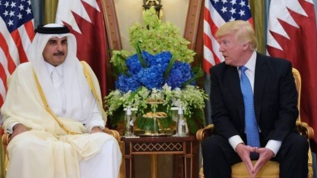 تميم وترامب