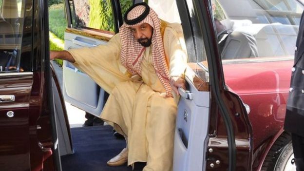 Rais wa UAE Sheikh Khalifa Bin Zayed ni jamaa wa familia ya ufalme huo