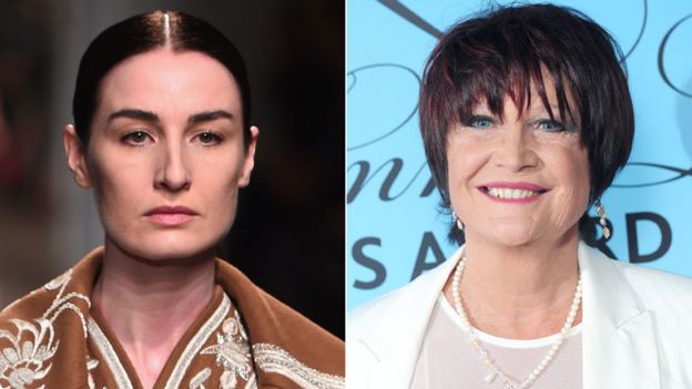 Erin O'Connor and Sandie Shaw