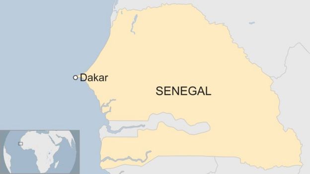 Ramani ya taifa la Senegal