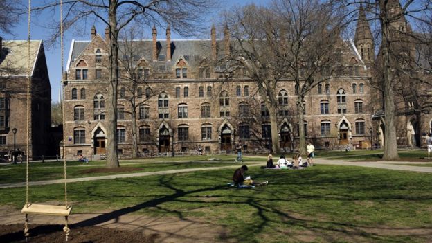 Campus de la Unviersidad de Yale.