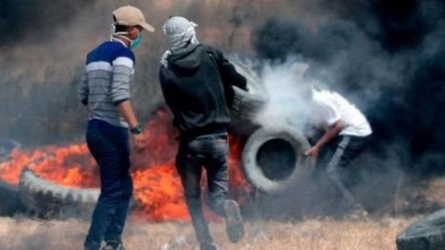 இஸ்ரேல் துப்பாக்கி சூட்டில் 30 பாலத்தீனர்கள் பலி