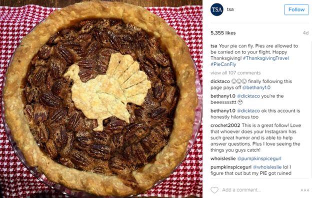 Tarta confiscada por la TSA.