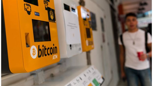 Máquinas expendedoras de bitcoins y ethereums