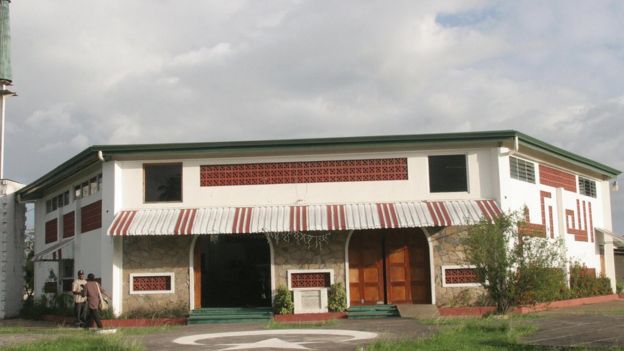 Una mezquita en la capital de Trinidad y Tobago.