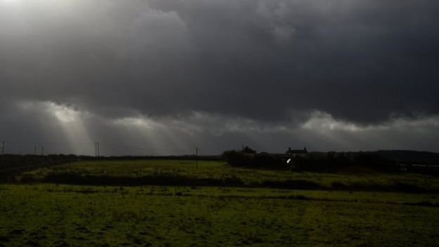 Storm clouds in Doonbeg, County Clare, Ireland