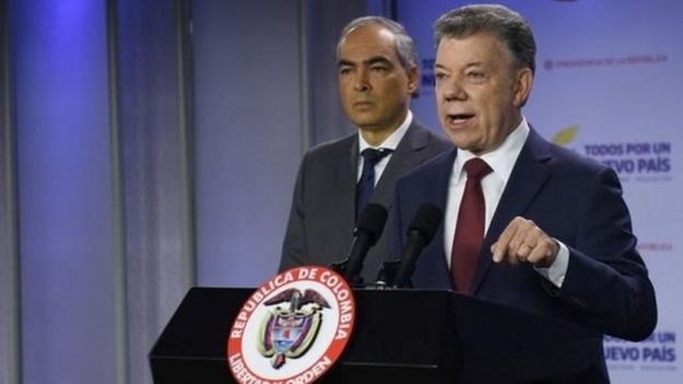 கொலம்பிய அதிபர் ஜுவான் மேனுவல் சாண்டோஸ்