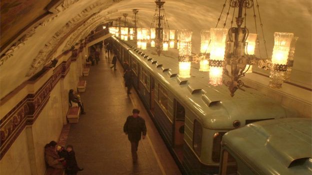 Metro de Moscú.
