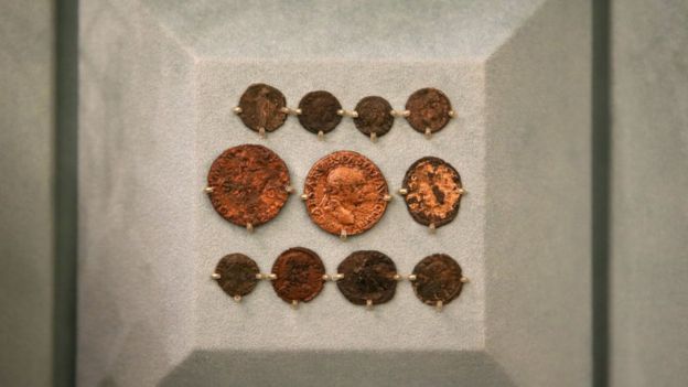 Справжні монети Римської імперії, які датуються I-II ст. нашої ери