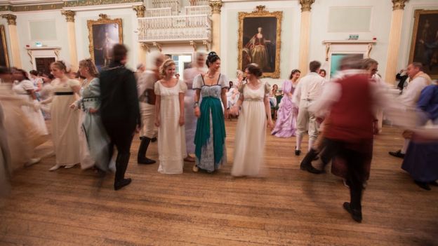 Participants at this year's Jane Austen Festival summer ball