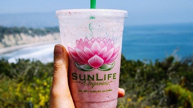 Um smoothie da SunLife Organics