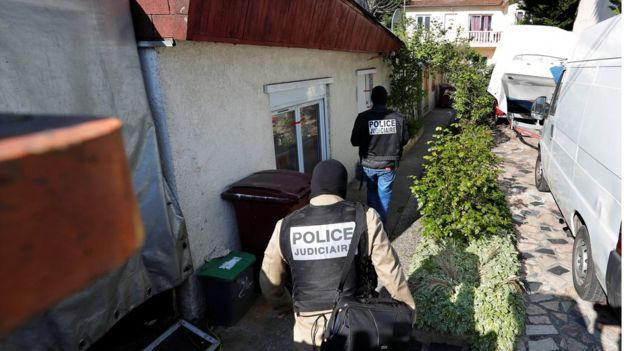 Policeat house of suspected gunman in Paris suburb of Chelles