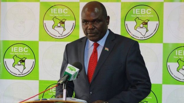 (IEBC) Mwenyekiti Wafula Chebukati