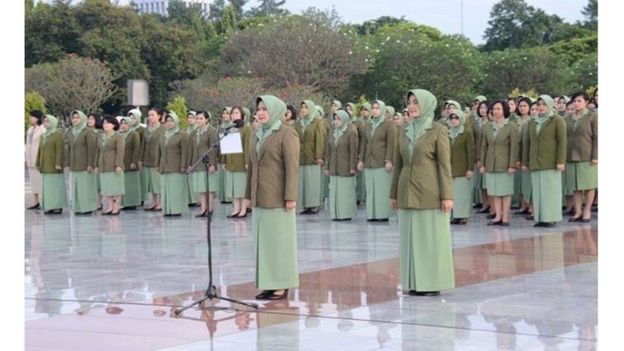 Setiap matra di TNI memiliki persatuan istri tentara yang berbeda/TNI AD