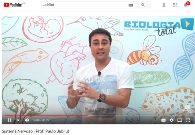 Paulo Jubilut em vídeo no YouTube