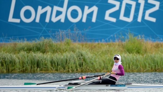سولماز عباسی قایقران ایران در المپیک لندن