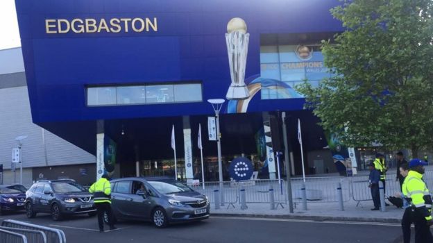 இந்தியா - பாகிஸ்தான் அணிகளுக்கு இடையேயான கிரிக்கெட் போட்டி நடைபெறும் எட்ஜ்பஸ்டன் மைதானம்