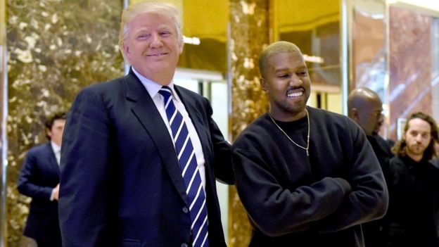 Trump thanks Kanye West for Twitter compliments