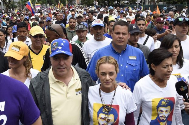 Julio Borges y Lilian Tintori