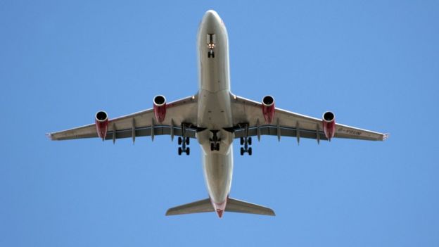 An Airbus A340-313