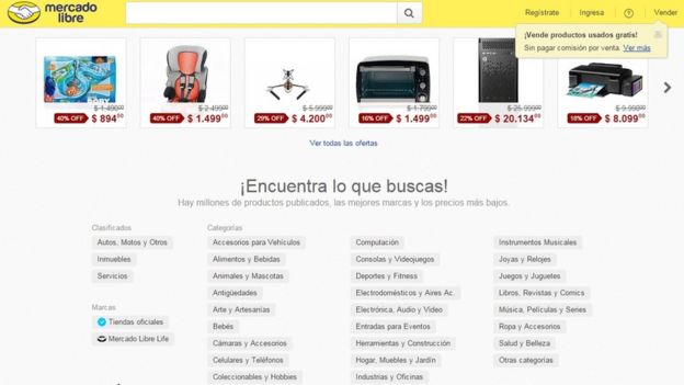 Portal de Mercado Libre