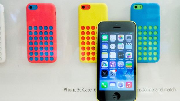 Diferentes versiones del iPhone 5C