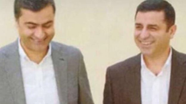 HDP Hakkari Milletvekili Abdullah Zeydan ve eski HDP Eş Genel Başkanı Selahattin Demirtaş