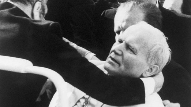 Juan Pablo II fue víctima de un intento de asesinato el 13 de mayo de 1981.