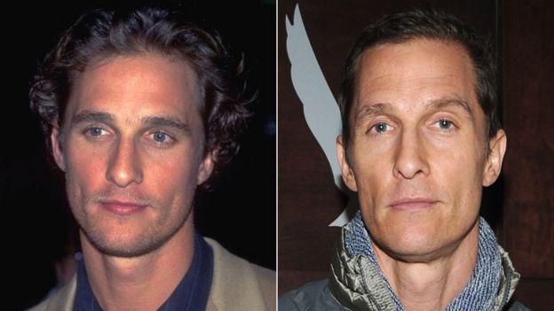 Matthew McConaughey en 1998 y en 2013