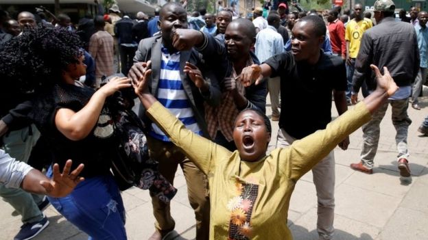Taageerayaasha mucaaradka oo Nairobi ku dabaaldagaya