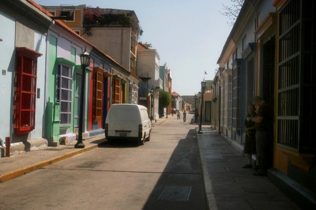Calle en la que vivió Juan Carlos Sánchez Latorre en Venezuela. (Foto: Humberto Matheus)