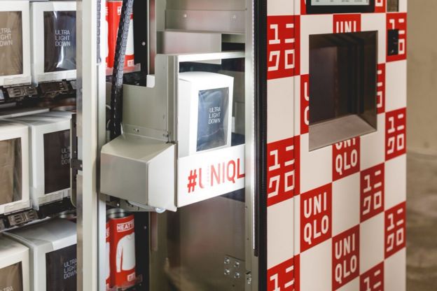 Uniqlo vending machine